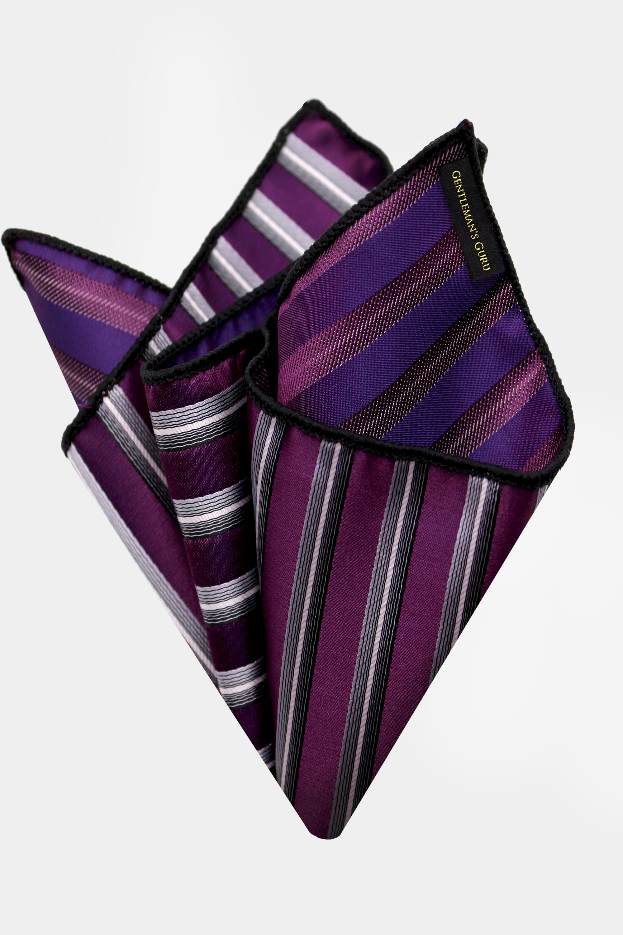 Purple-Striped-Pocket-Square-Handkerchief-from-Gentlemansguru.com