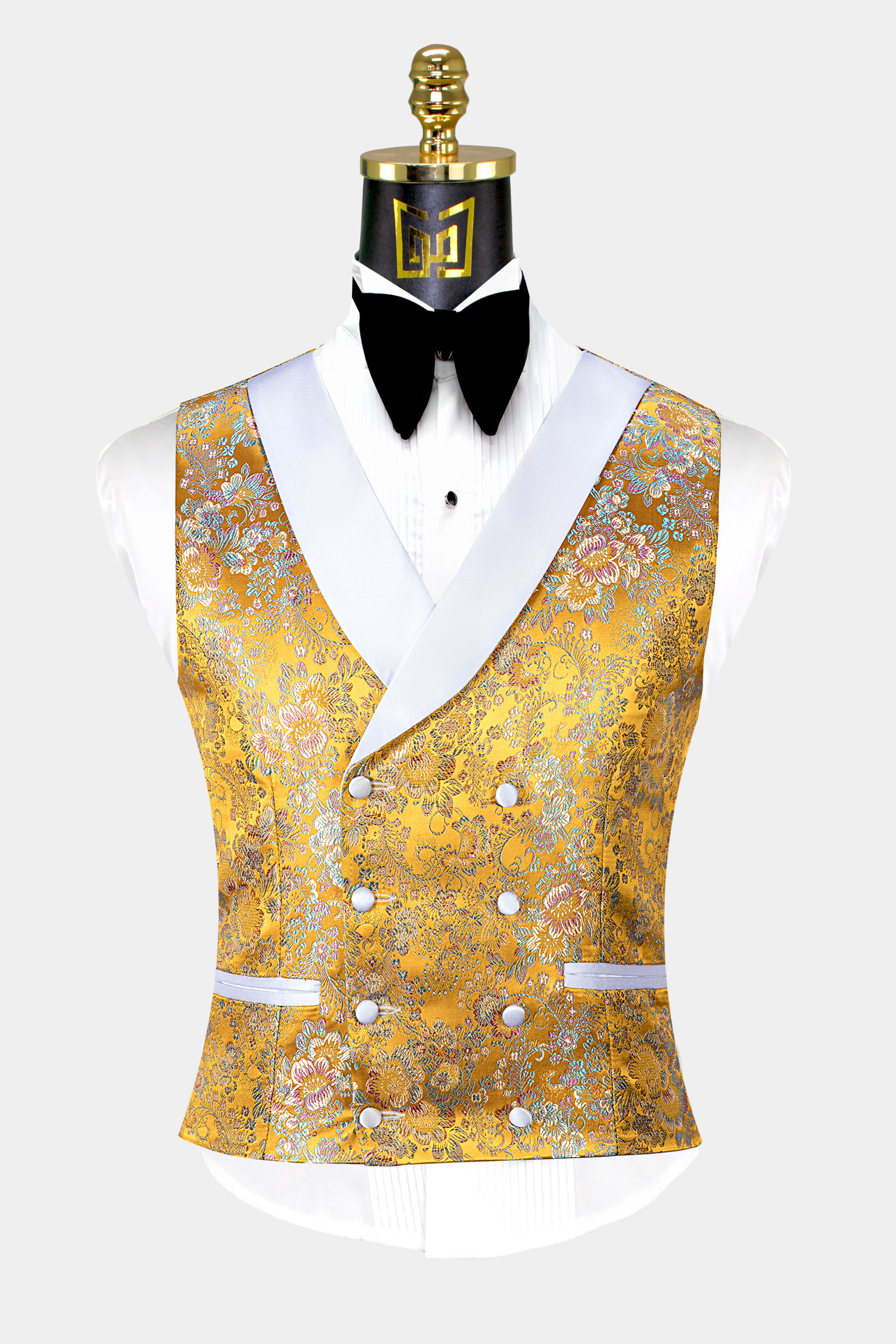 Yellow-and-White-Tuxedo-Vest-from-Gentlemansguru.com