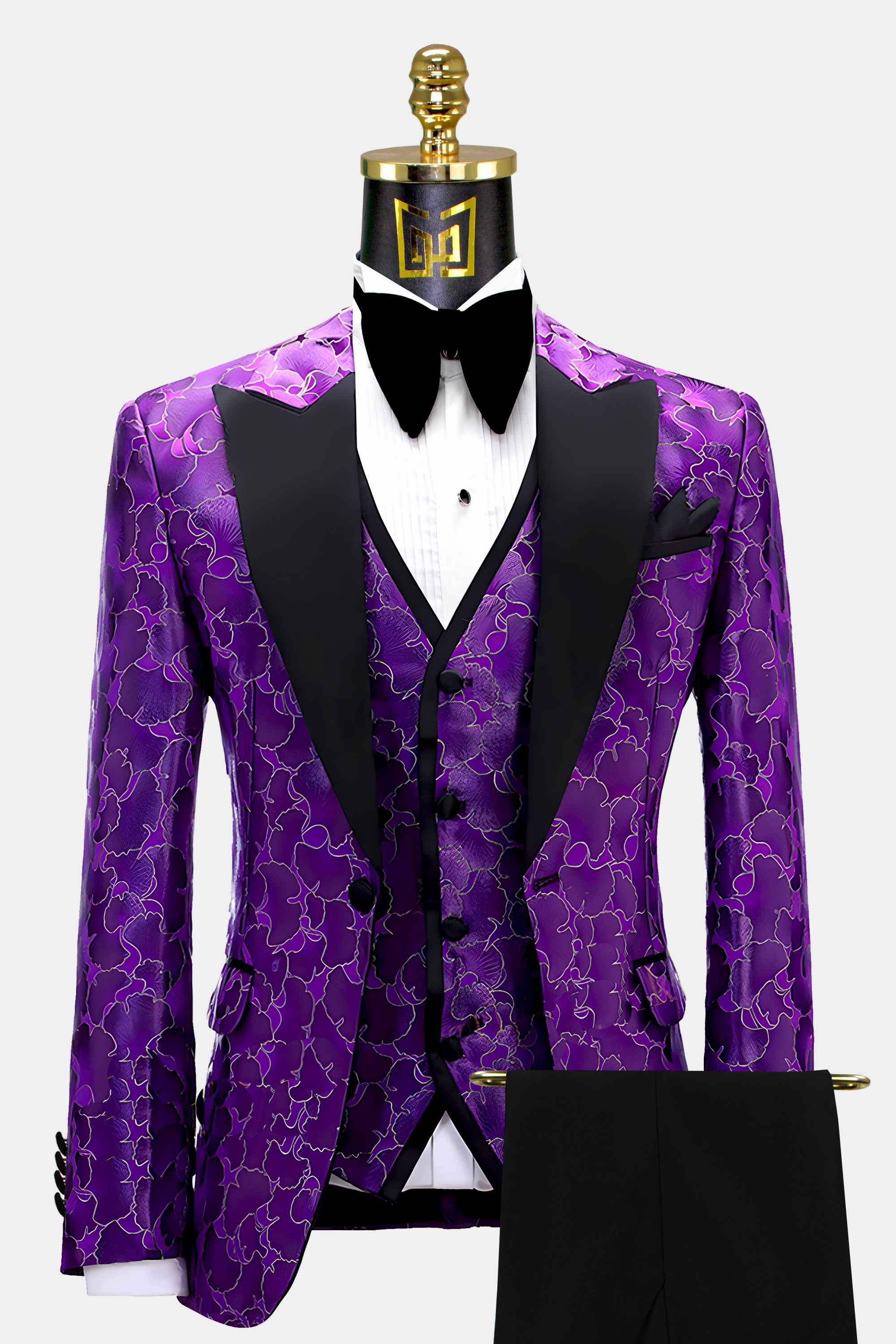 Purple clearance wedding suit