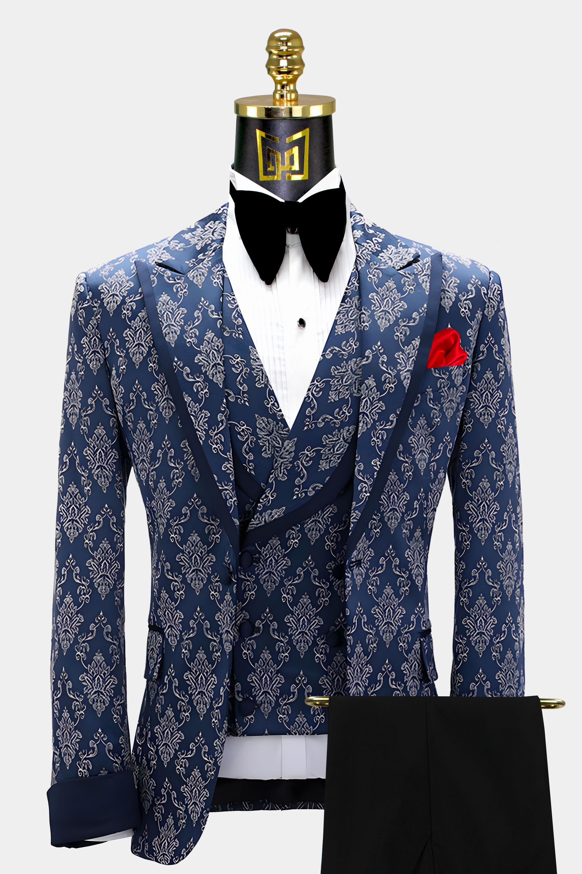 Grey-and-Navy-Blue-Wedding-Groom-Tuxedo-Suit-from-Gentlemansguru.com
