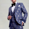 Grey-and-Navy-Damask-Luxury-Tuxedo-from-Gentlemansguru.com