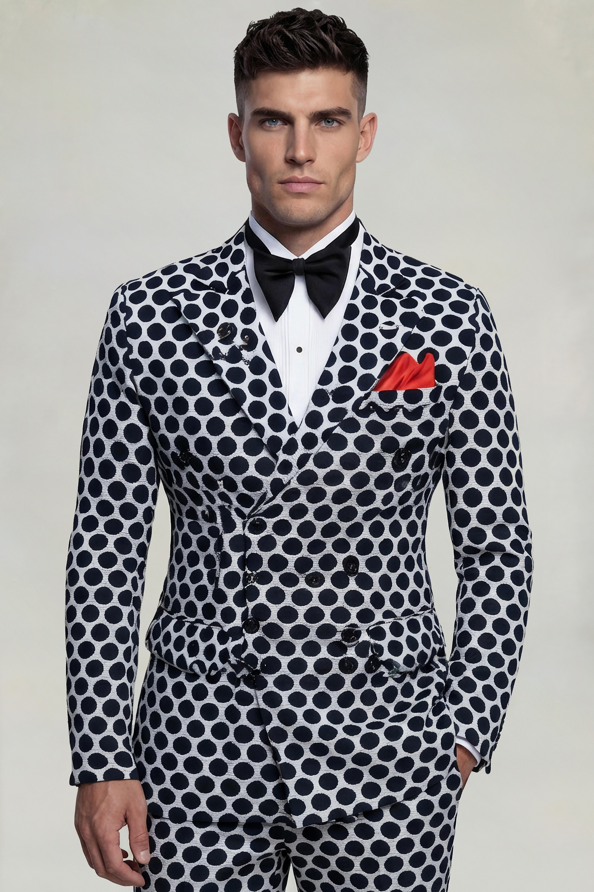 Mens-Black-and-White-Polka-Dot-Suit-Groom-Wedding-Homecoming-Tuxedo-from-Gentlemansguru.com
