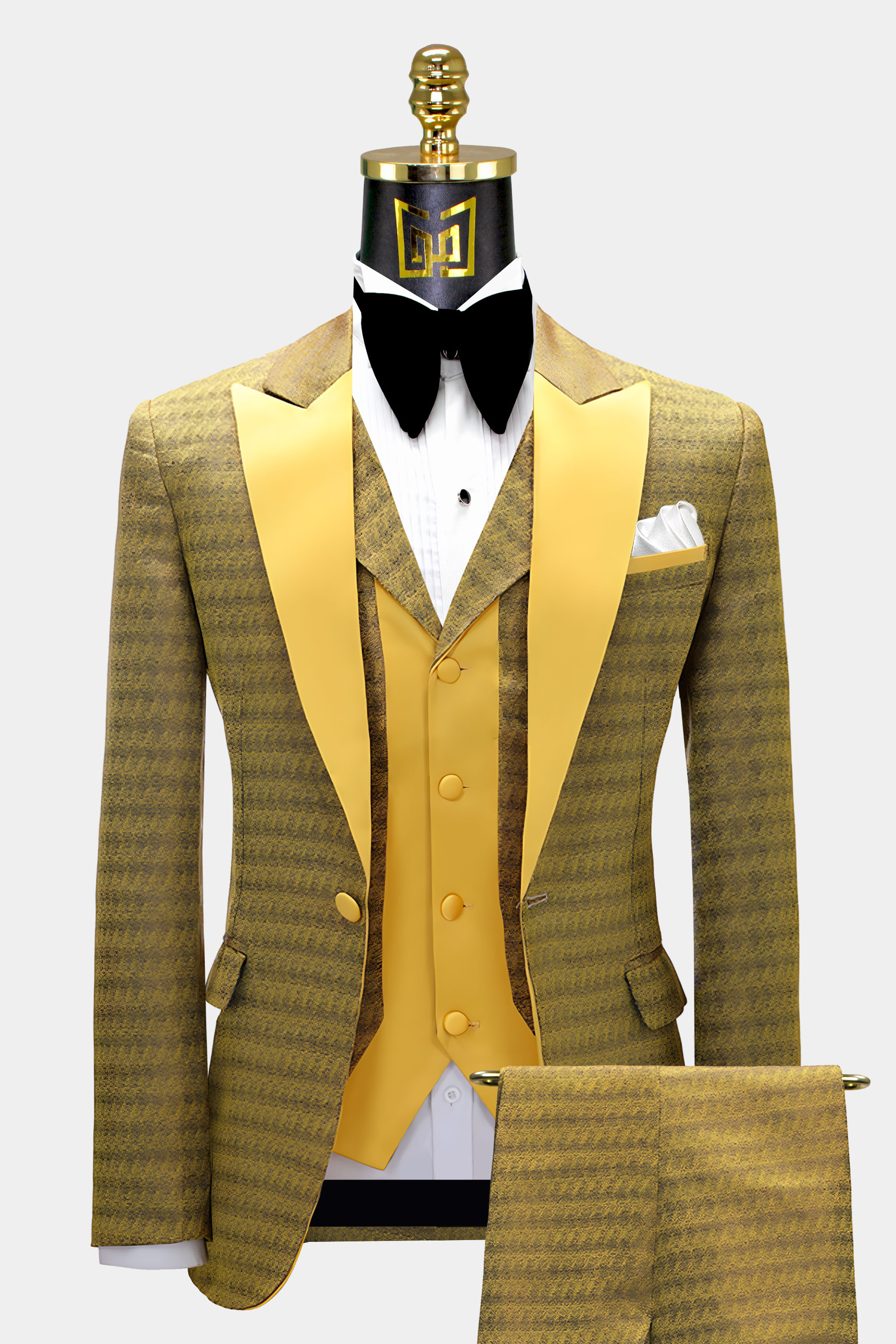 Modern Golden Tuxedo - 3 Piece