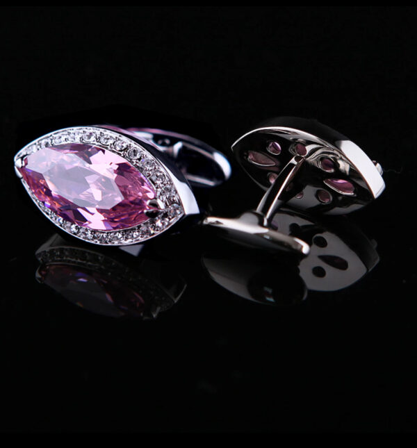 Pink-Crystal-Cufflinks-from-Gentlemansguru.com
