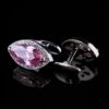 Pink Crystal Diamond Cufflinks Back Detail from Gentlemansguru.com