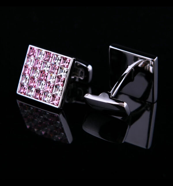 Pink-Wedding-Groom-Cufflinks-from-Gentlemansguru.com