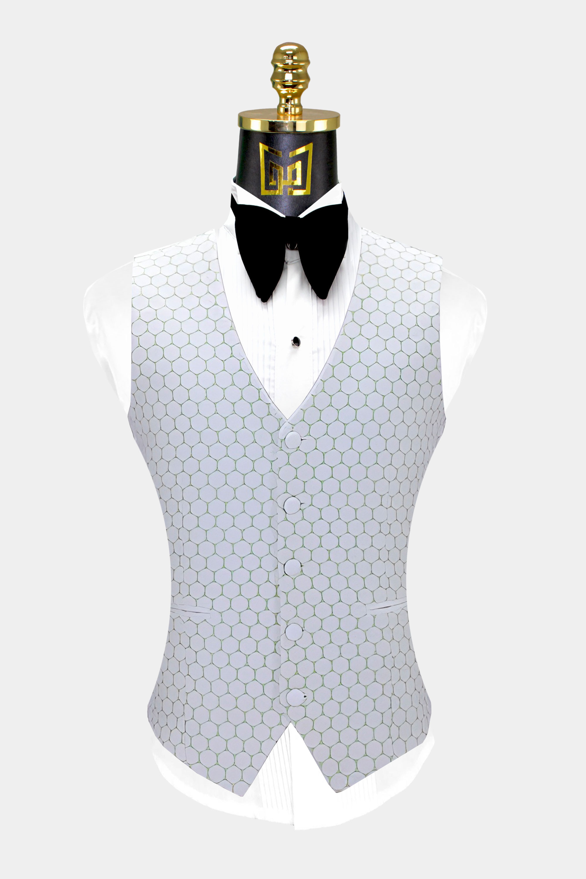 White-and-Mint-Green-Tuxedo-Vest-from-Gentlemansguru.com