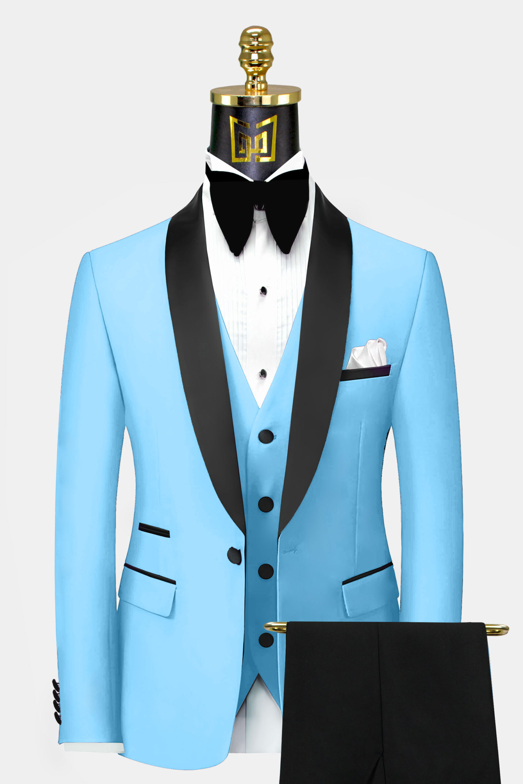 Baby Blue Tuxedo Suit Gentleman s Guru