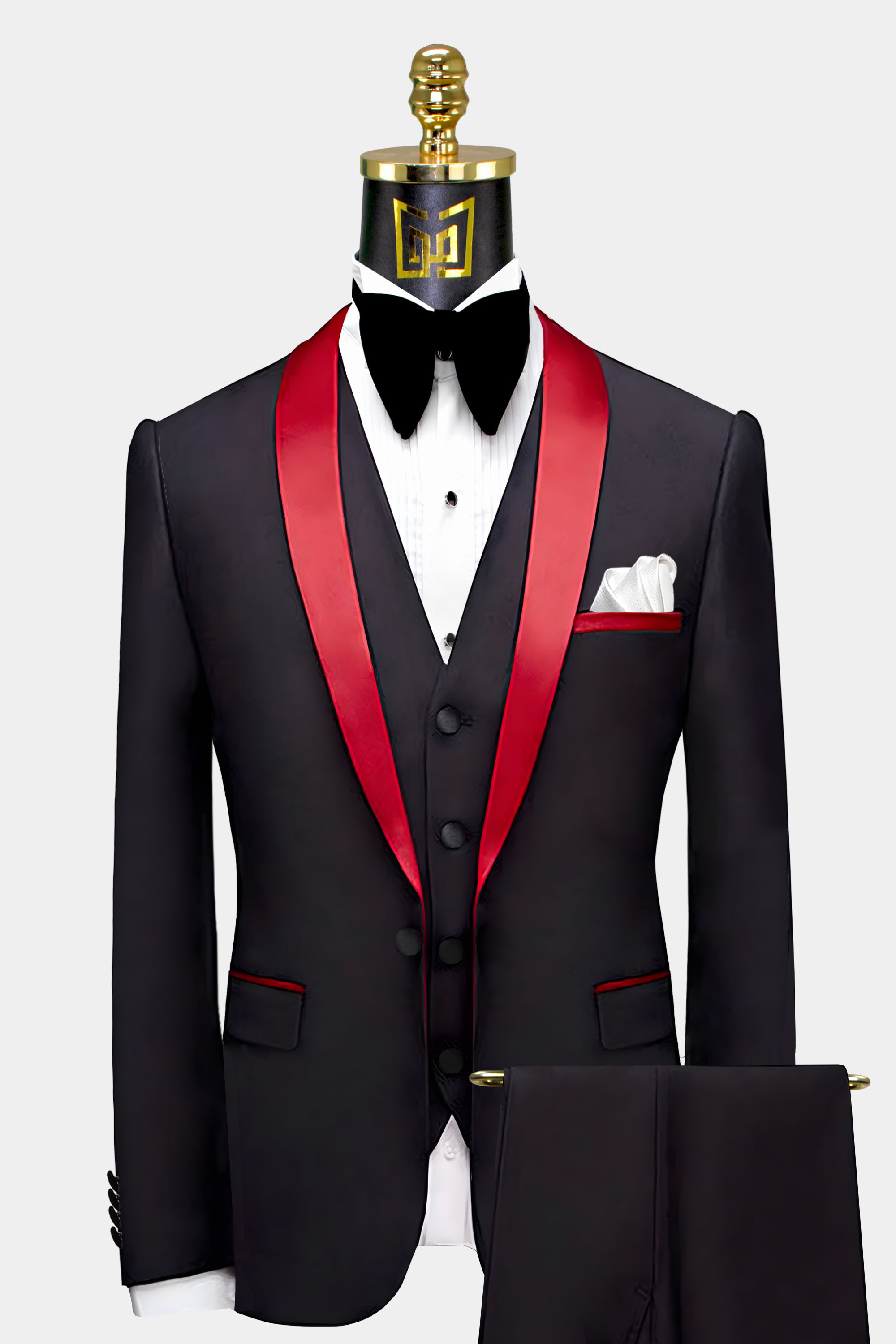 Black with Red Trim | Gentleman's Guru