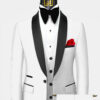 Mens-3-Piece-White-Tuxedo-Groom-Wedding-Prom-Suit-from-Gentlemansguru.Com
