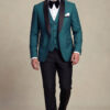 Mens-Black-And-Teal-Groom-Wedding-Prom-Suit-from-Gentlemansguru.com