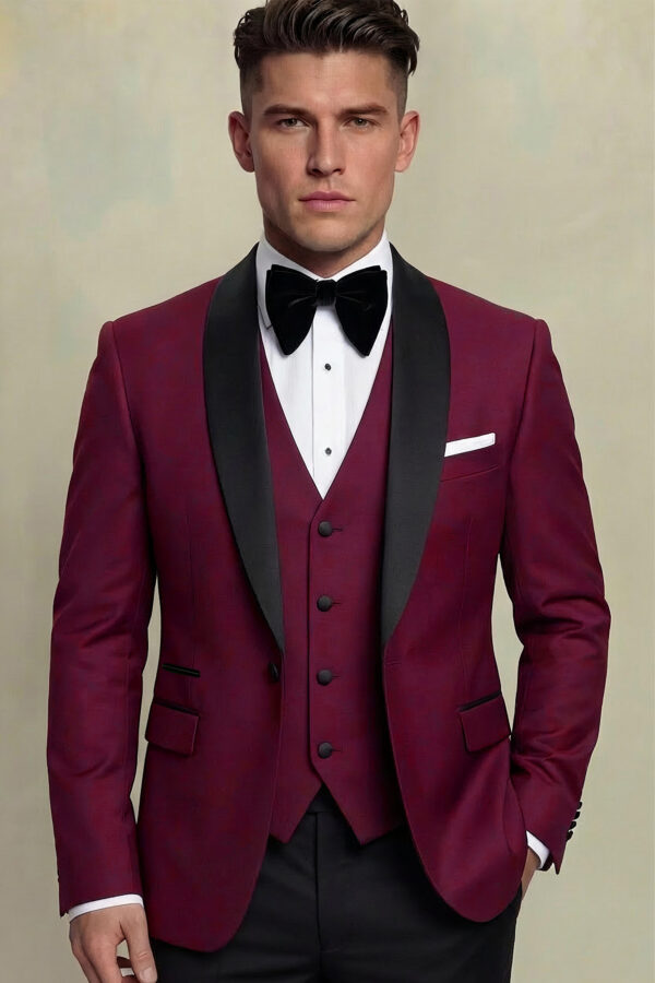 Mens-Burgundy-Tuxedo-Groom-Wedding-Suit-from-Gentlemansguru.com