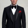 Mens-Classic-Black-Tuxedo-Groom-Wedding-Prom-Suit-from-Gentlemansguru.com