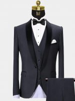 Modern Dark Grey Tuxedo - 3 Piece