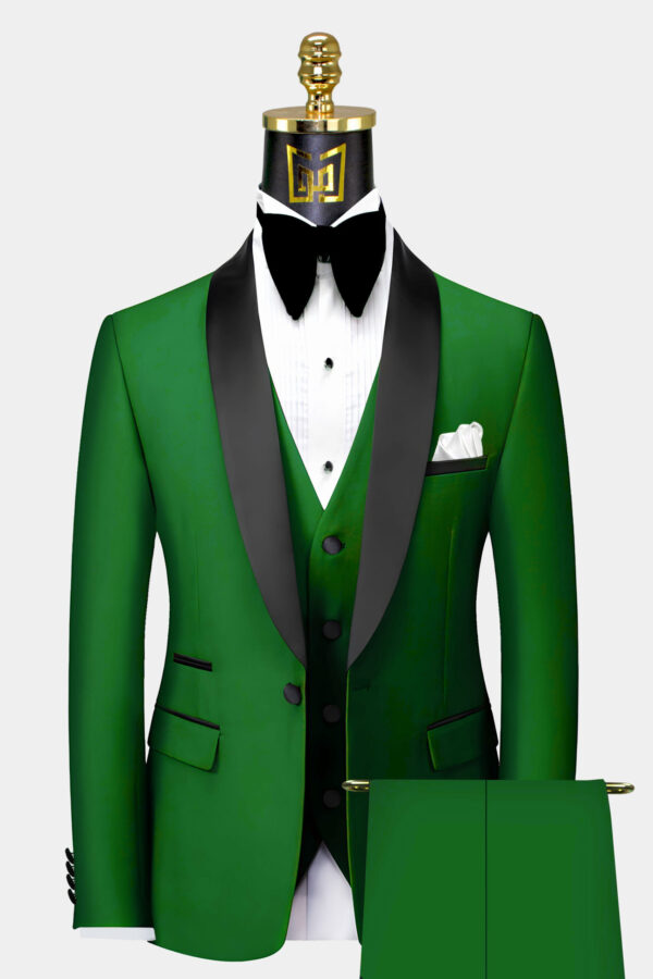 Modern Green Tuxedo - 3 Piece