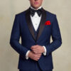 Mens-Groom-Wedding-Navy-Blue-Tuxedo-Groom-Wedding-Suit-Black-Tie-from-Gentlemansguru.com