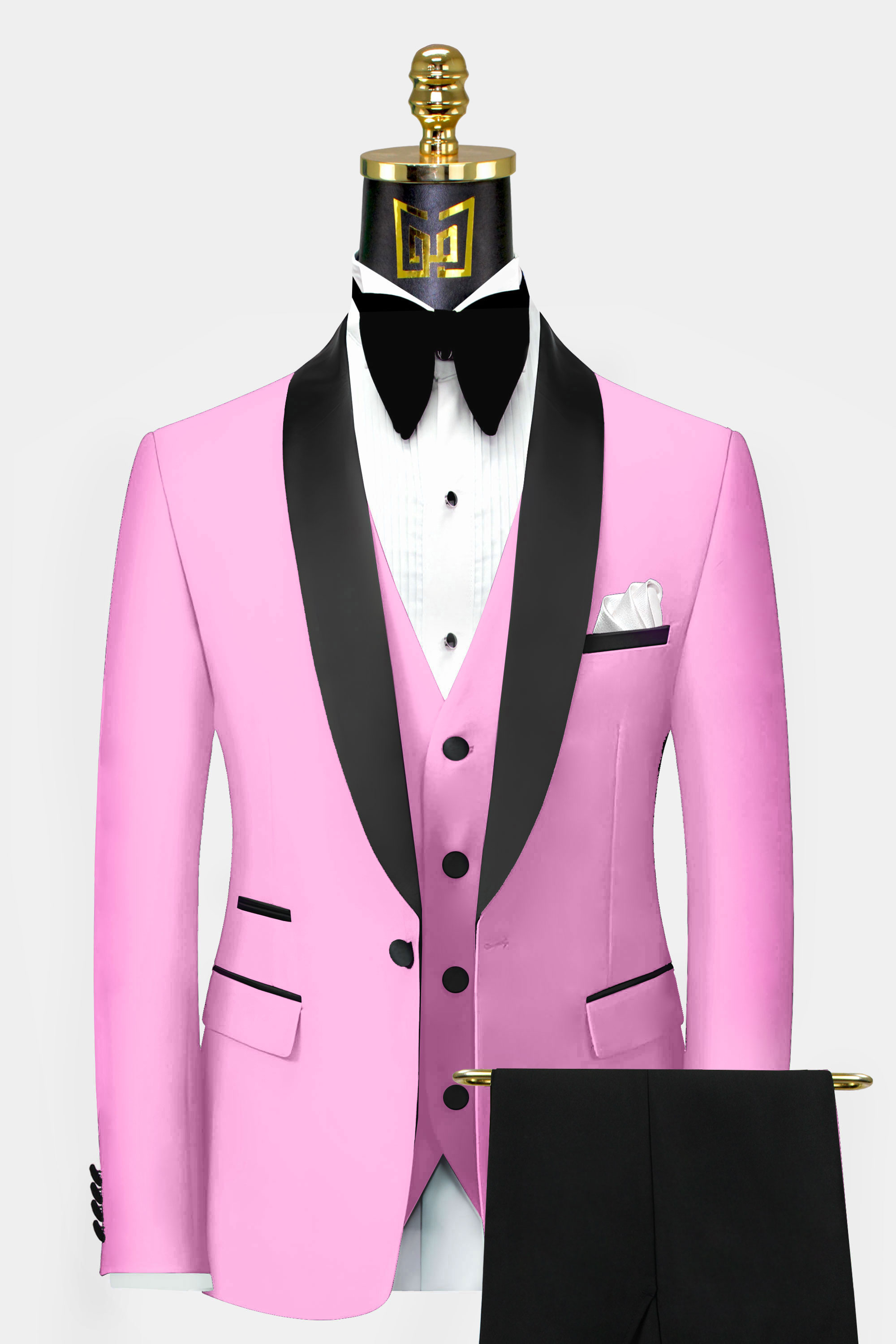 Baby Pink Tuxedo Suit | Gentleman's Guru