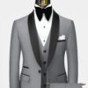 Mens-Medium-Grey-Tuxedo-Groom-Wedding-Prom-Suit-from-Gentlemansguru.com