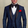 Mens-NAvy-Blue-Tuxedo-With-Black-Shawl-Lapel-Groom-Wedding-Suit-from-Gentlemansguru.com