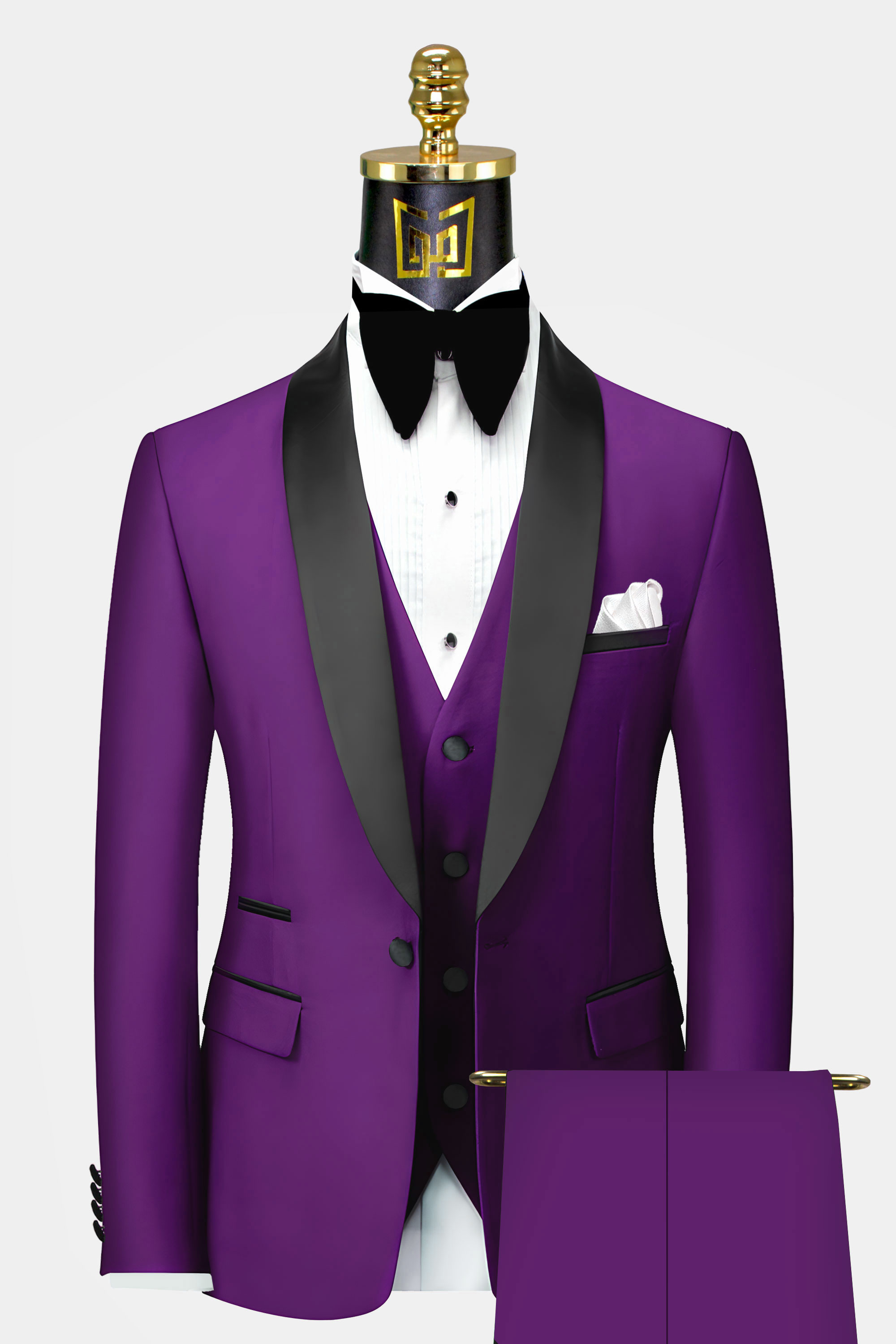 Modern Purple Tuxedo - 3 Piece