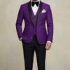Mens-Purple-and-Black-Tuxedo-Wedding-Groom-Suit-from-Gentlemansguru.com