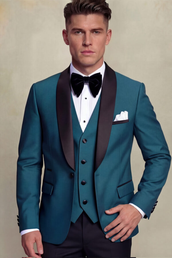 Mens-Teal-Groom-Wedding-Dinner-Suit-from-Gentlemansguru.com