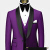 Purple-and-Black-Tuxedo-Groom-Wedding-Prom-Suit-from-Gentlermansguru.com
