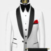 White-and-Black-Tuxedo-Groom-Prom-Wedding-Suit-For-Men-from-Gentlemansguru.Com