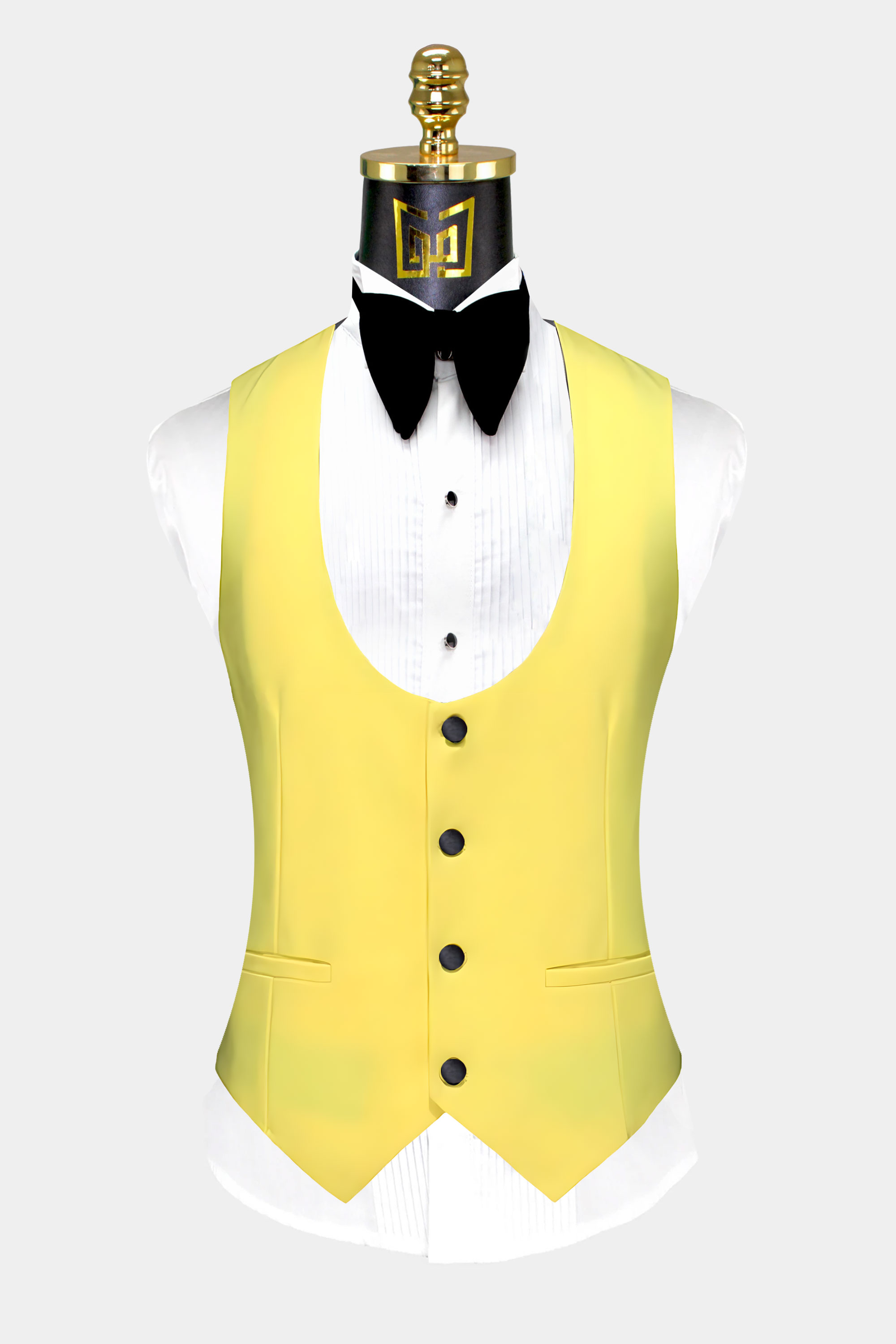 Yellow-Tuxedo-Vest-Waistcoat-from-Gentlemansguru.com