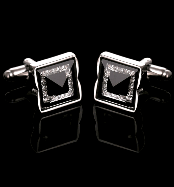 Black-and-silver-wedding-cufflinks-from-Gentlemansguru.com_