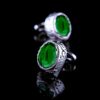 Mens-Emerald-Green-Cufflinks-from-Gentlemansguru.com