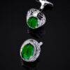 Racing-Green-Cufflinks-Gentlemansguru.com