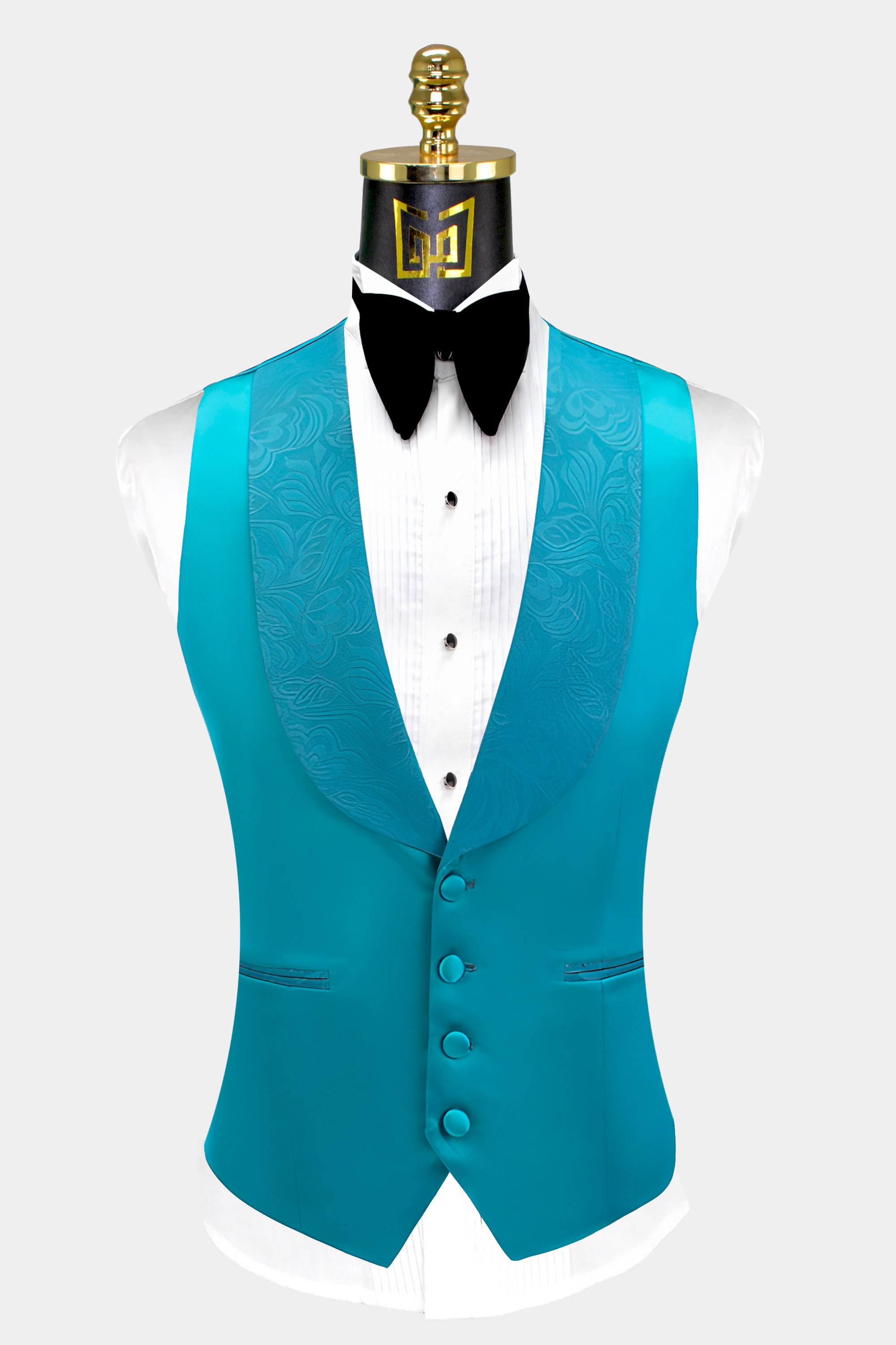 Turquoise-Blue-Tuxedo-Vest-from-Gentlemansguru.com