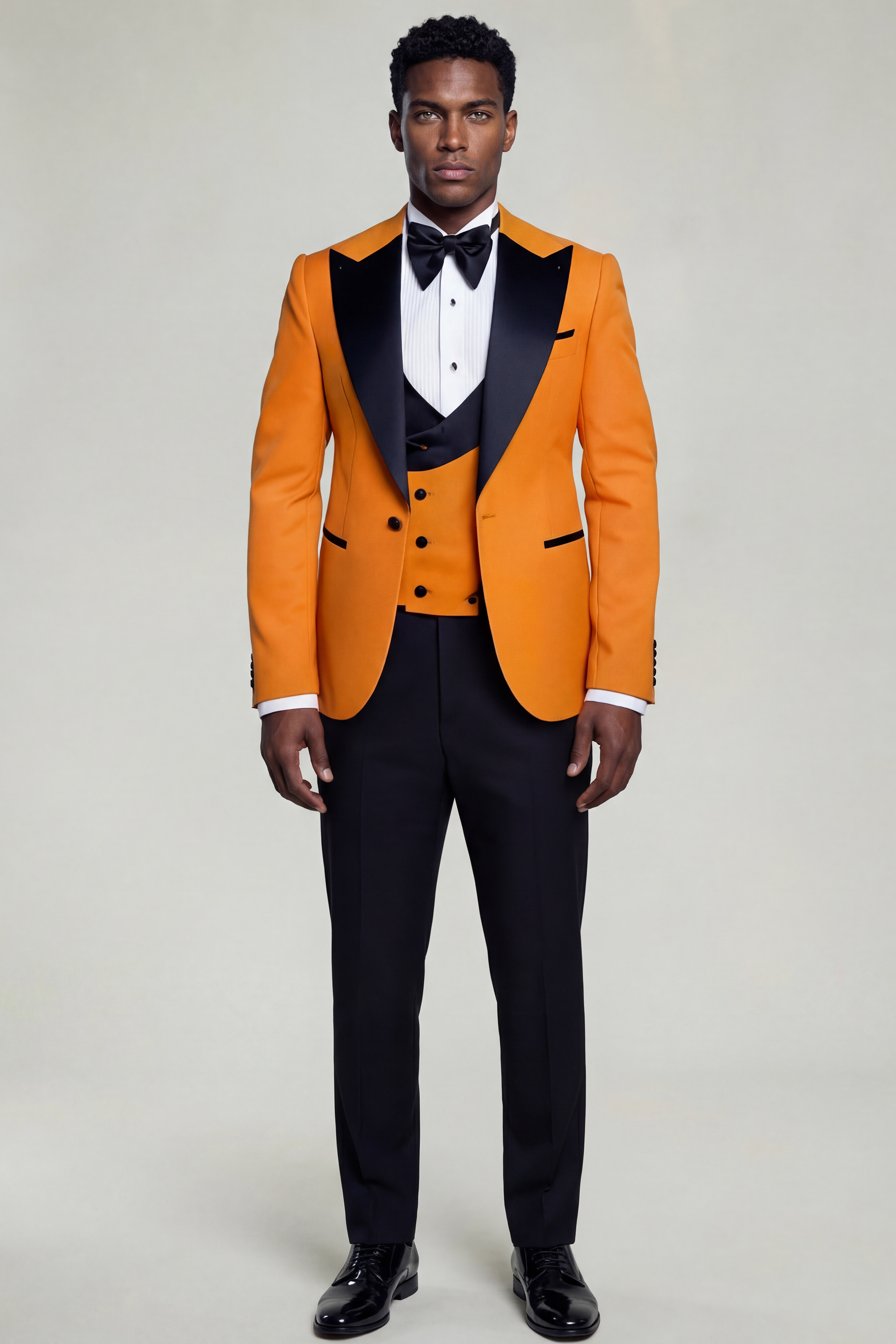 FAncy-Red-Carpet-Luxury-Custom-Bespoke-Orange-Tuxedo-from-Gentlemansguru.com