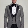 Luxury-3-Piece-Exotic-GRey-Tuxedo-Suit-from-Gentlemansguru.com