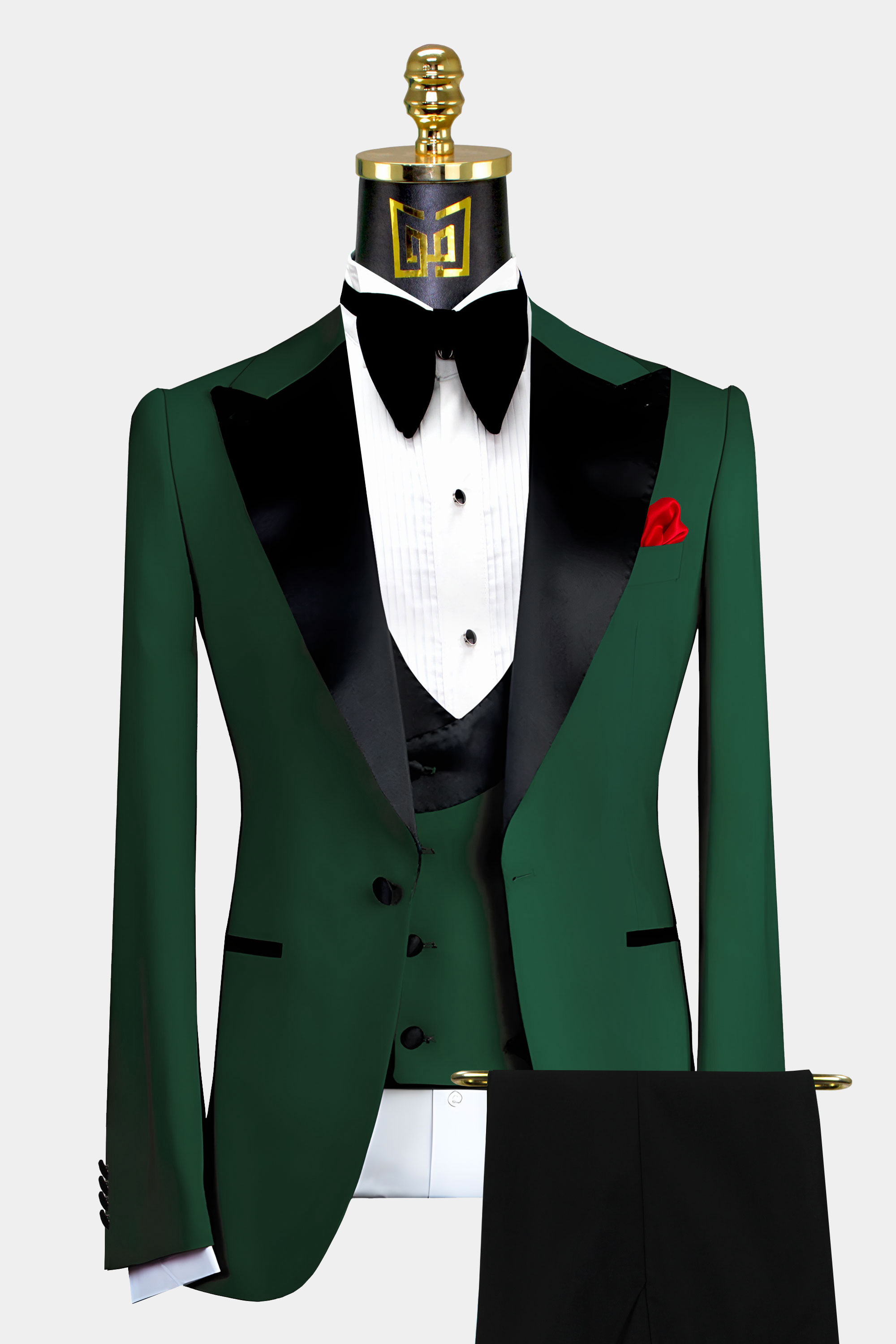 Blackish Green Mens Classic Shirts Wedding Dress Gentleman Smooth Shirts  Mens Emerald Green Blouse Work Clothes