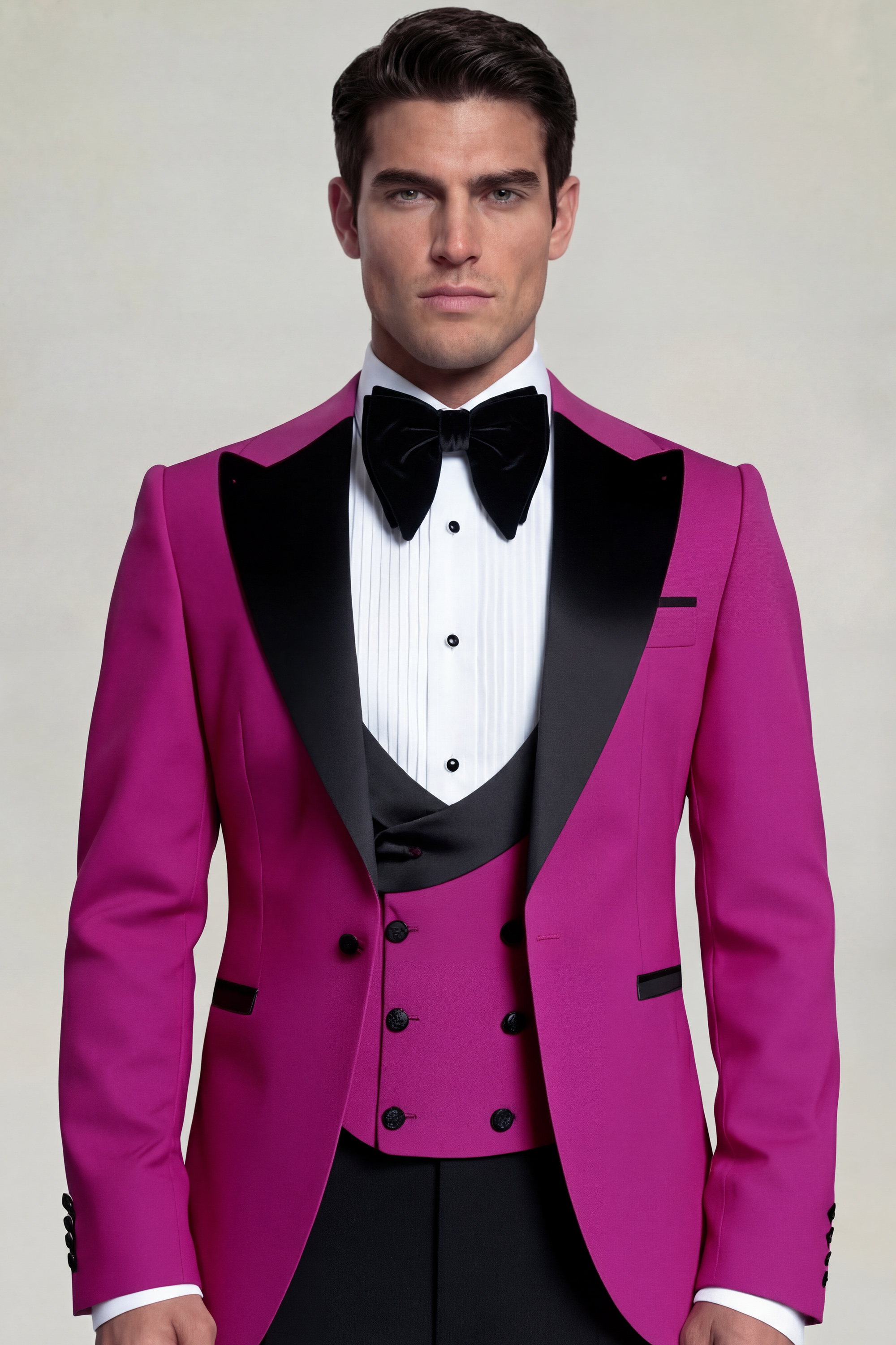 Mens-MAgenta-Tuxedo-Groom-Prom-Wedding-Suit-from-Gentlemansguru.com