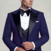 Mens-NAvy-Blue-Peak-Lapel-Tuxedo-Rpom-Suit-Blazer-JAcket-from-Gentlemansguru.com