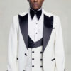 Mens-White-Peak-Lapel-Tuxedo-Prom-Wedding-Groomsmen-Suit-from-Gentlemansguru.com
