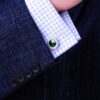 Emerald-Green-Cufflinks-Set-from-Gentlemansguru.com_