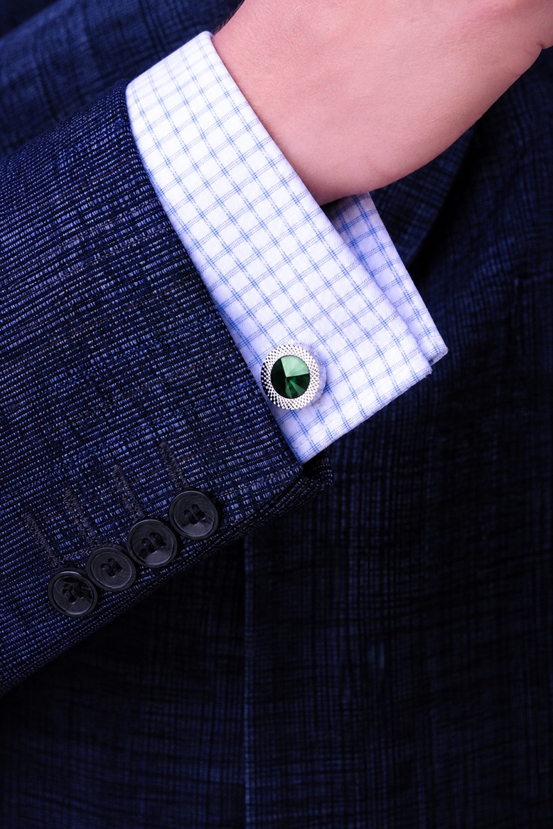 Emerald-Green-Cufflinks-Set-from-Gentlemansguru.com_
