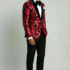 Mens-Black-and-Red-Sequin-Velvet-Suit-Gala-Luxury-Fancy-from-Gentlemansguru.com
