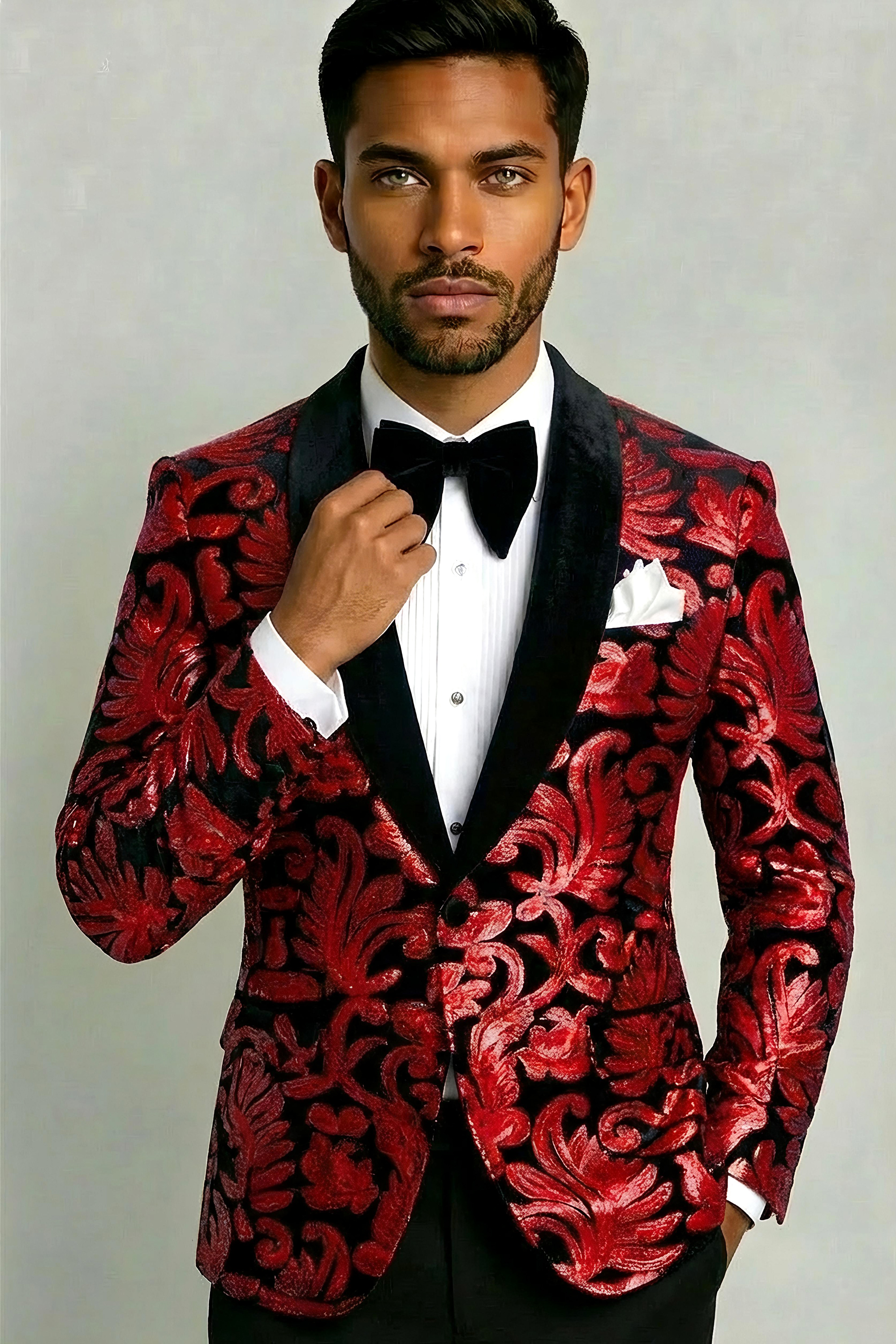 Mens-Red-and-Black-Tuxedo-JAcket-Dinner-JAcket-Wedding-Prom-from-Gentlemansguru.com