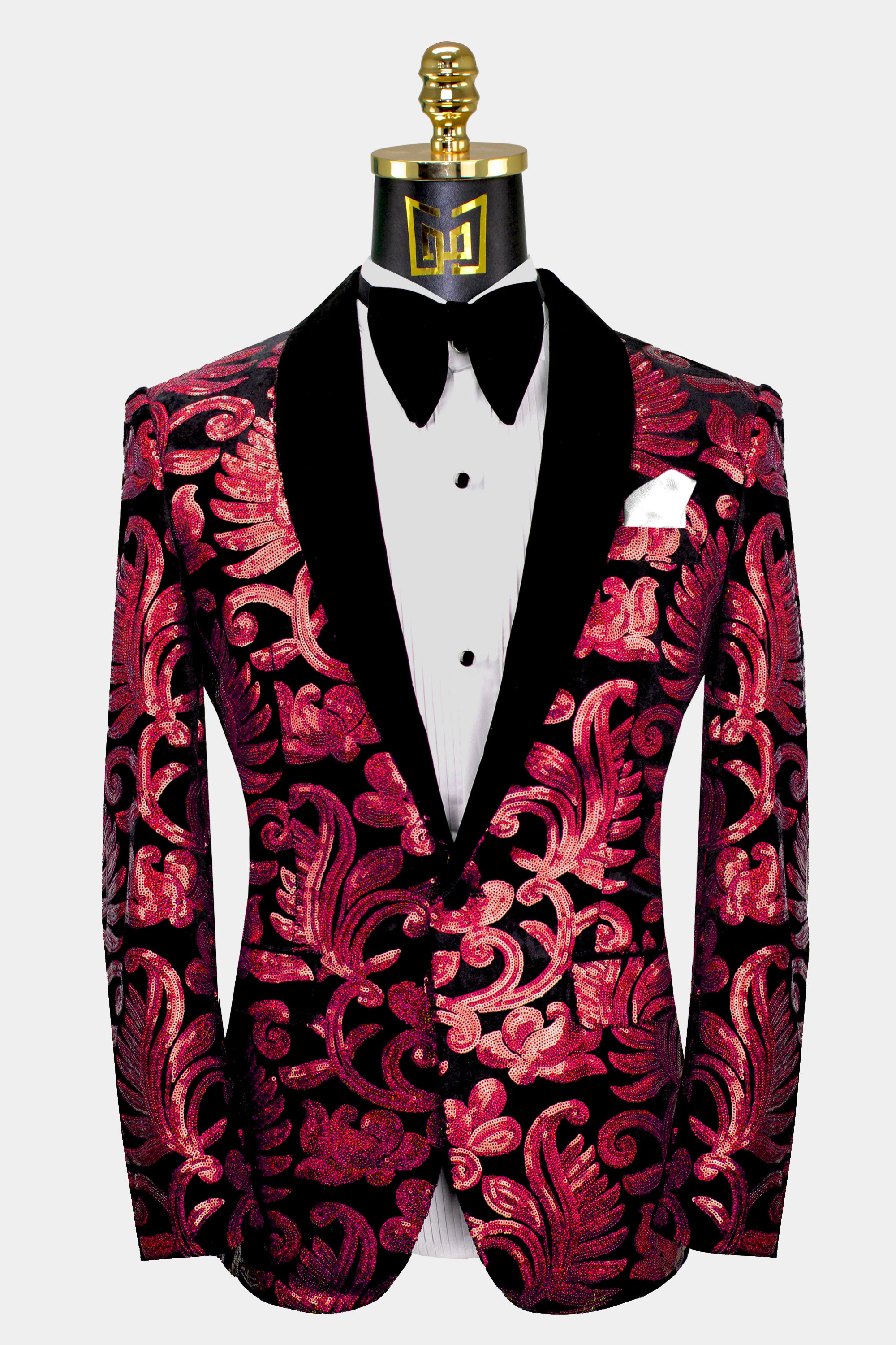 Red and Black Tuxedo Jacket | Gentleman's Guru