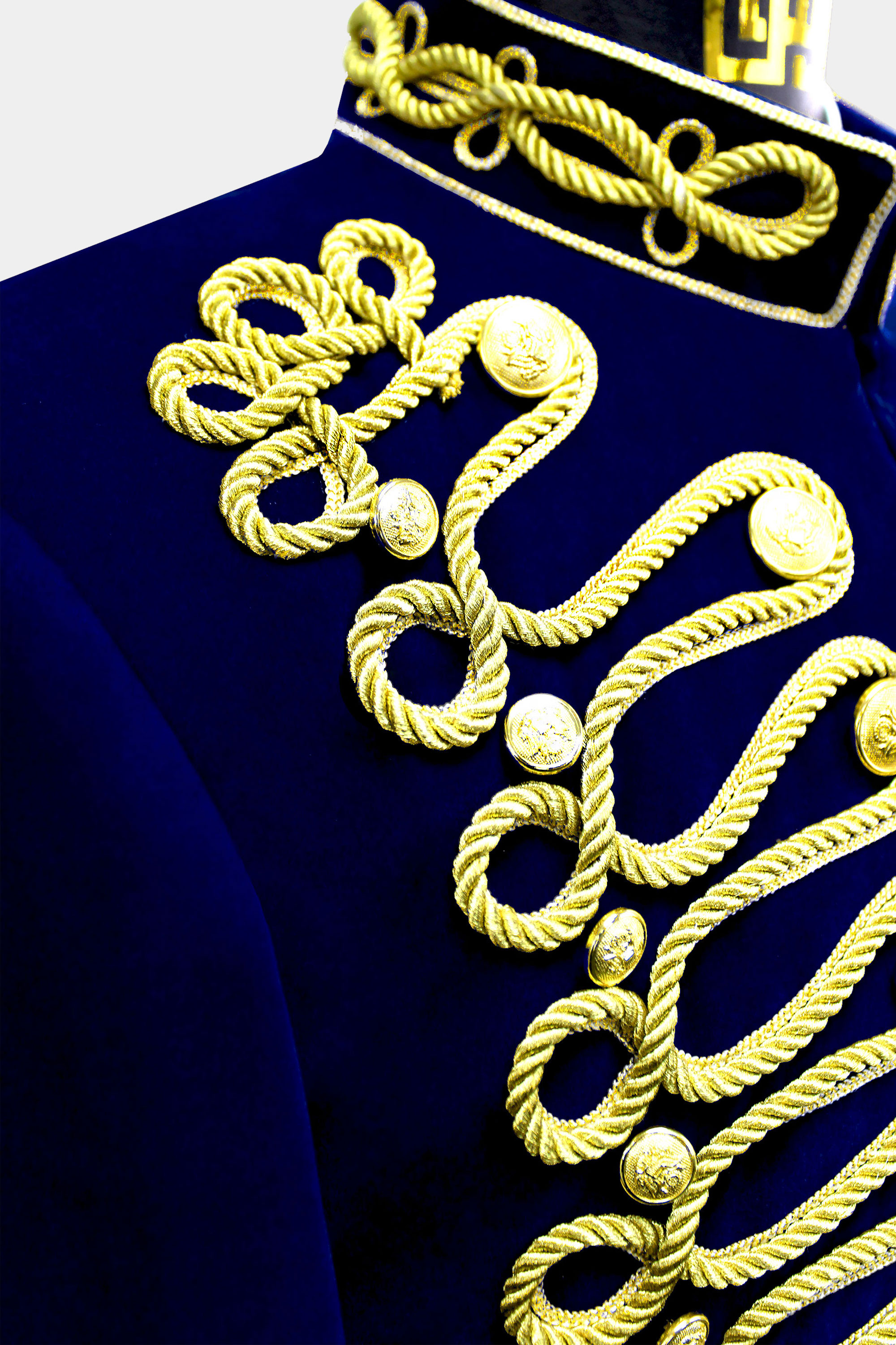 Royal-Blue-and-Gold-Mandarin-Collar-Blazer-for-Men-from-Gentlemansguru.com