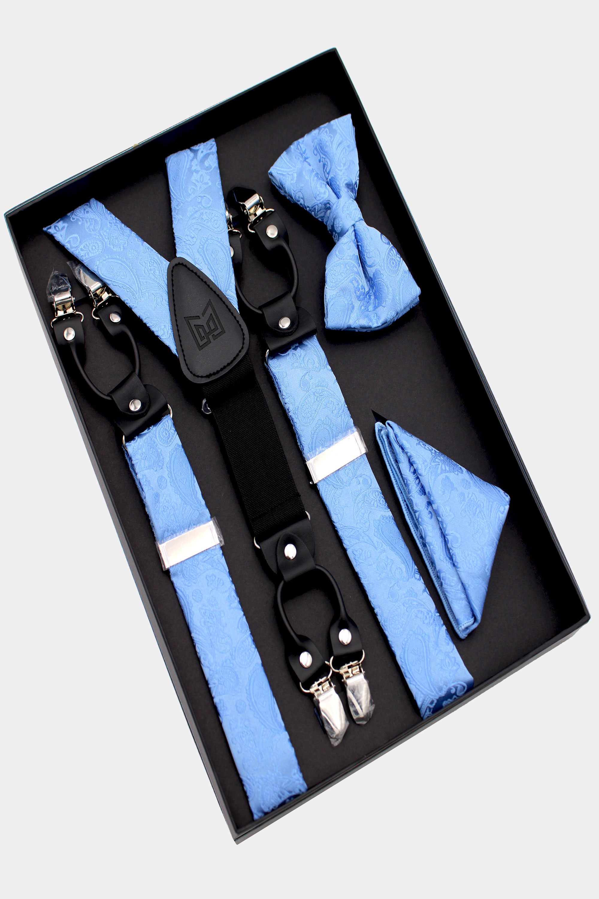 Light-Blue-Bow-Tie-and-Suspenders-Set-Groomsmen-Wedding-from-Gentlemansguru.Com