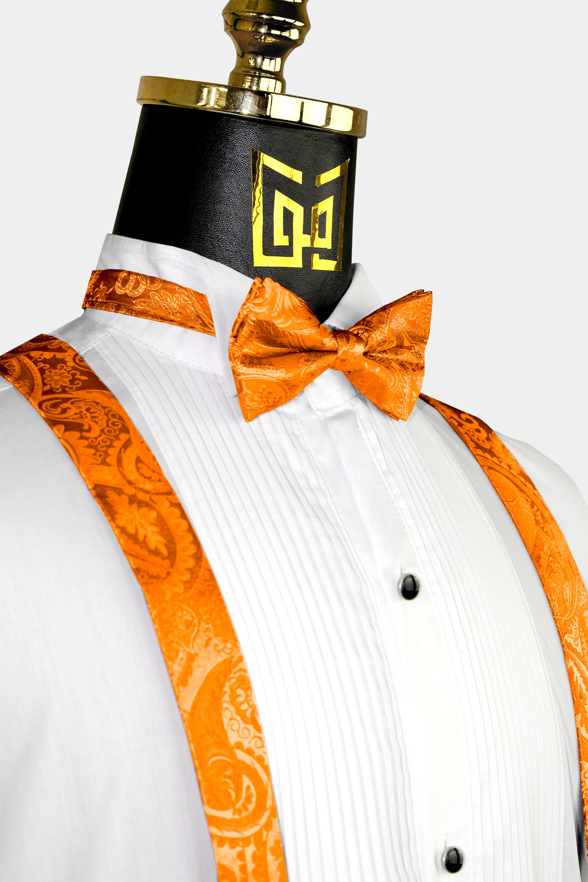Orange-Bow-Tie-and-Suspenders-Set-For-Groomsmen-Wedding--from-Gentlemansguru.com