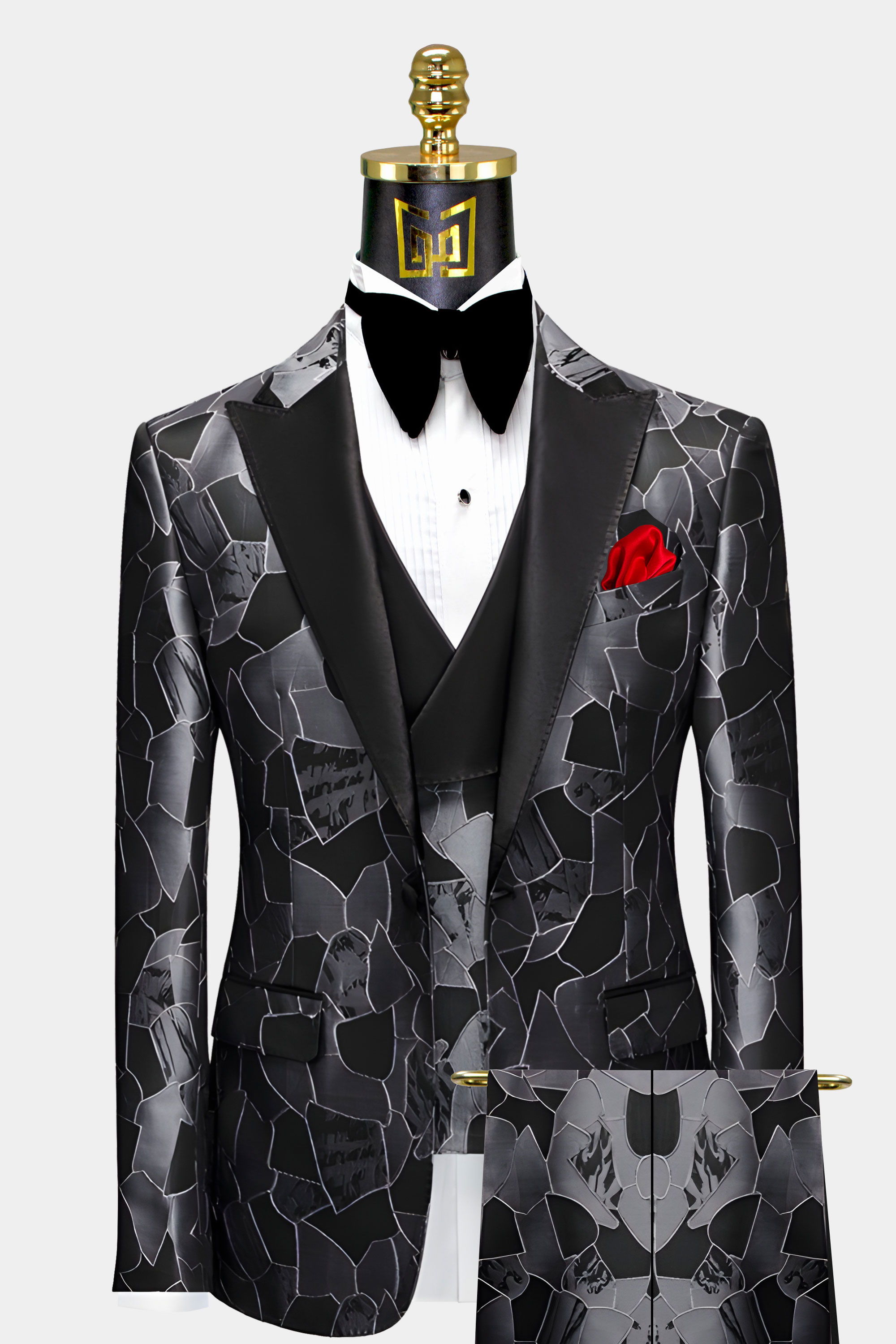 Grey and Black Tuxedo Suit | Gentleman's Guru