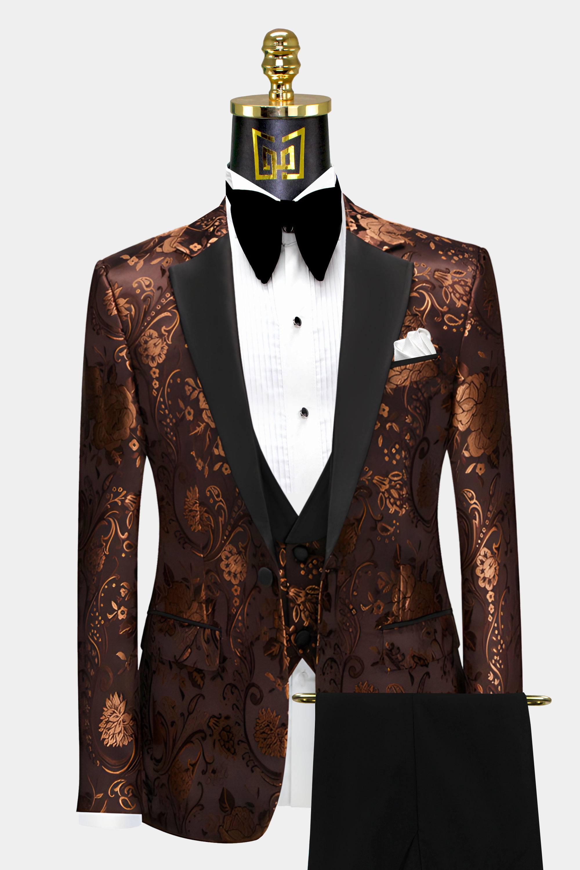 Brown Tuxedo Suit - 3 Piece | Gentleman's Guru