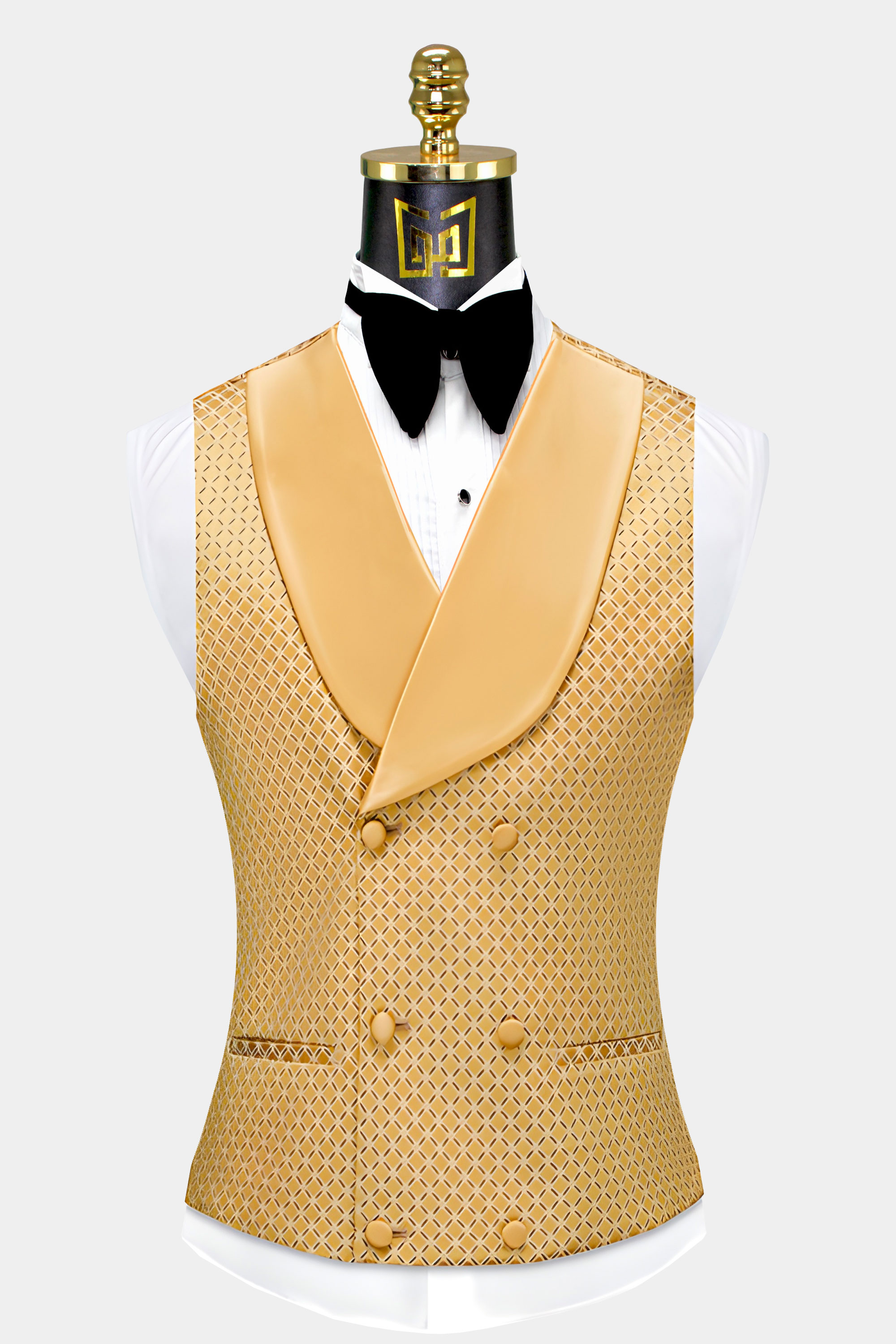Gold-Checkered-Tuxedo-Vest-from-Gentlemansguru.com